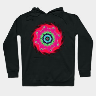 Fractal Spiral Oil Hoodie